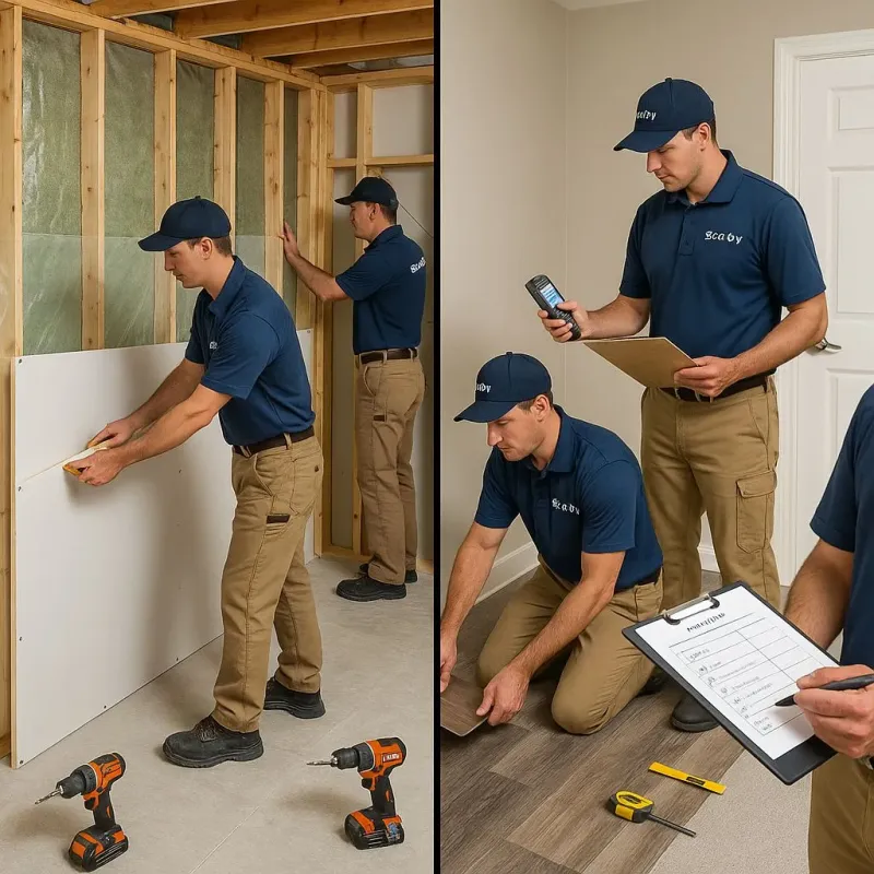 Repairs and Reconstruction process in Holdenville, OK